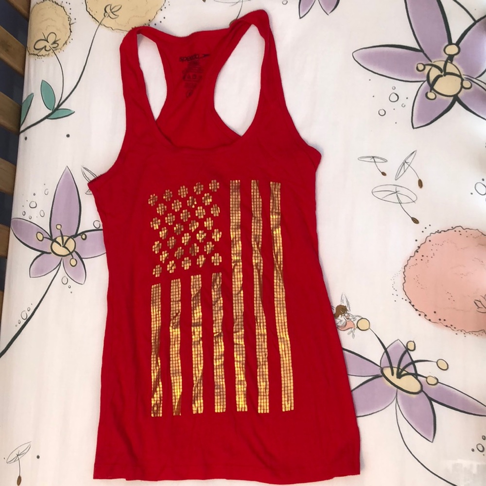 Speedo Patriotic Racerback Tank
